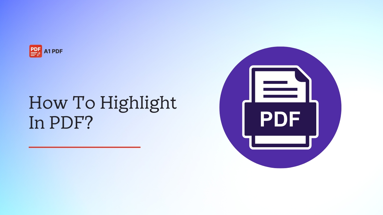 How To Highlight In PDF